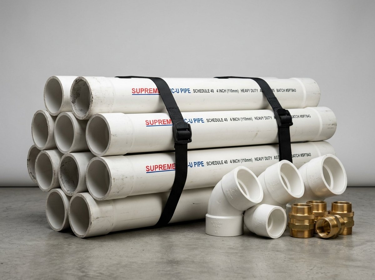Supreme 1-inch PVC Pipe Bundle